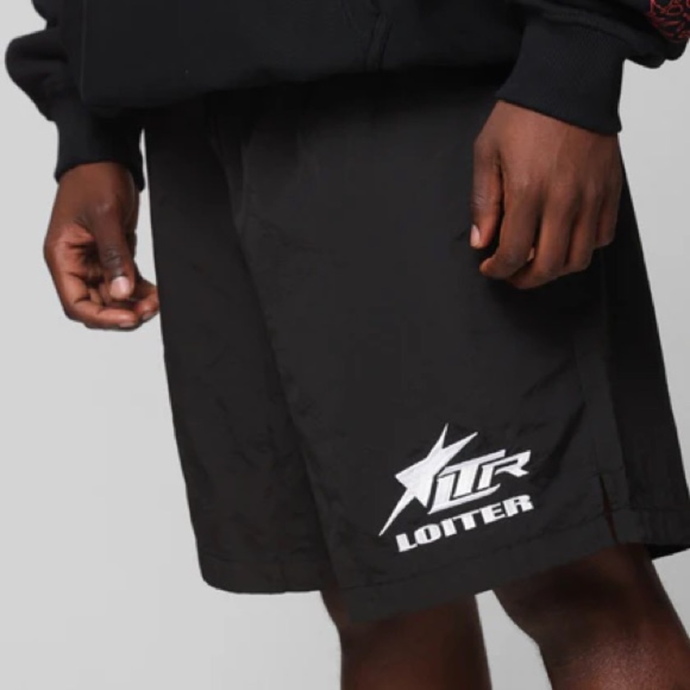Loiter Cyber Beach Shorts Black